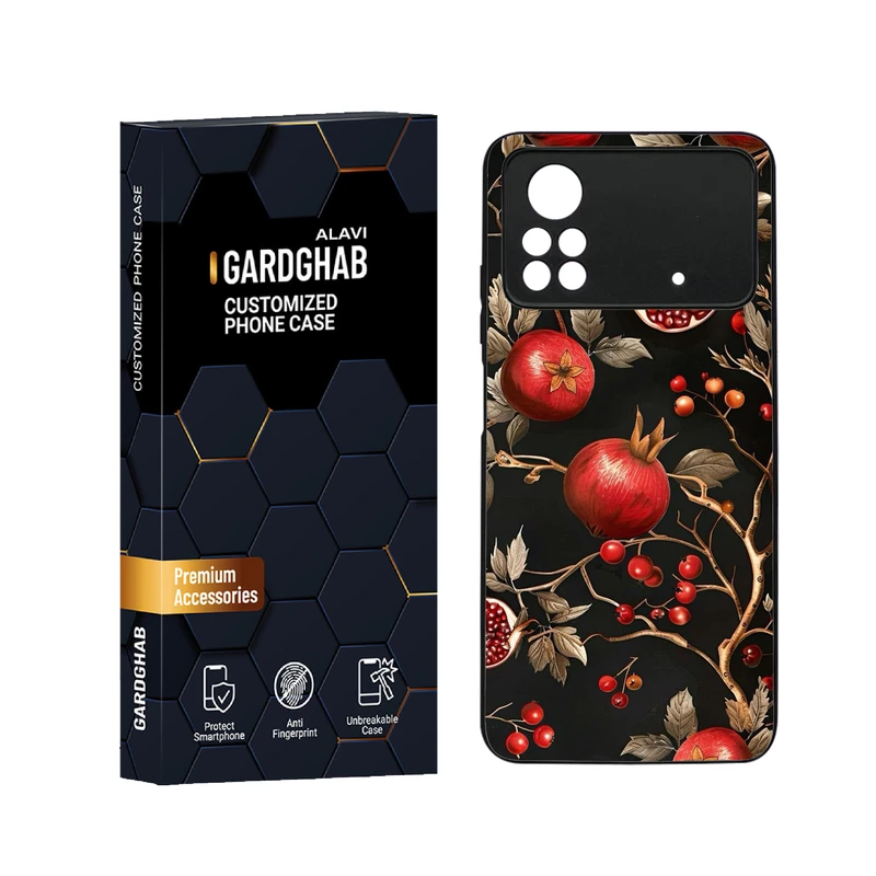 کاور گارد قاب علوی مدل دورژله ای هنری مناسب برای گوشی موبایل شیائومی Poco X4 Pro