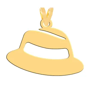 آویز گردنبند طلا 18 عیار زنانه فرشته مدل کلاه WNL-000525