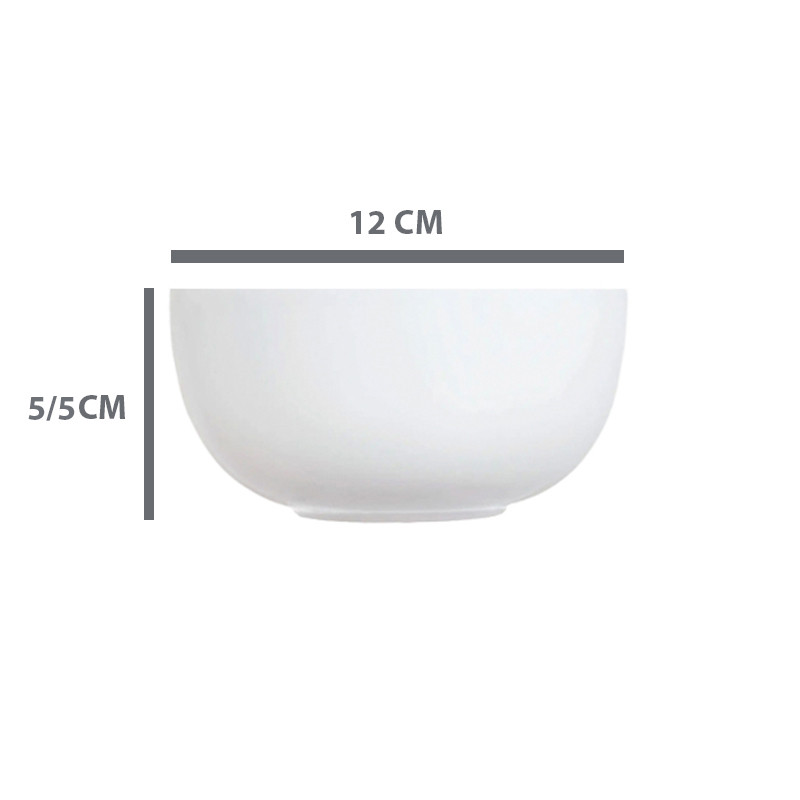 کاسه مدل ماست کد 12CM بسته 6 عددی