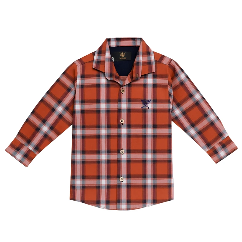 پیراهن آستین کوتاه یقه برگردان پسرانه مدل 136749