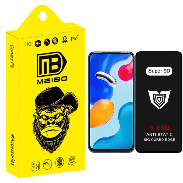 محافظ صفحه نمایش میبو مدل Super 9D View مناسب برای گوشی موبایل شیائومی redmi note 11s 5G / poco x3 / f54