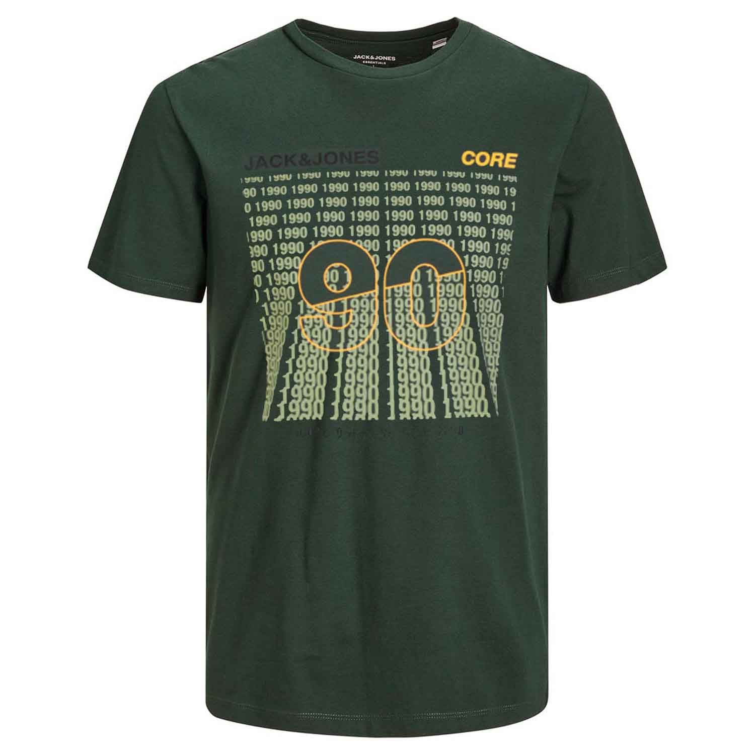 تی شرت آستین کوتاه مردانه جک اند جونز مدل STAR12173066 رنگ سبز -  - 1