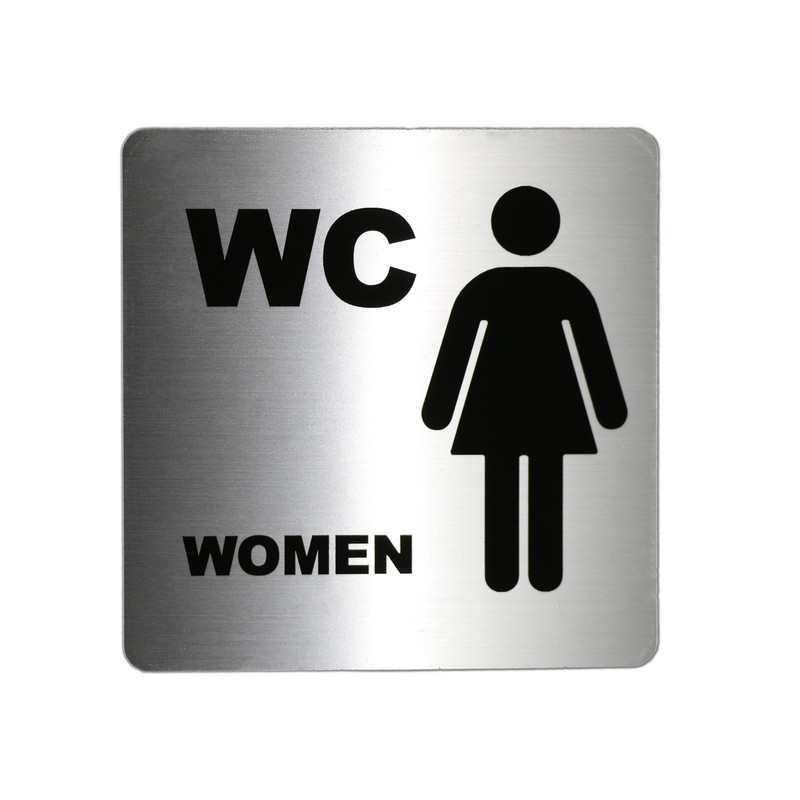 تابلو نشانگر دلفین طرح دستشویی بانوان کد 27 تابلو نشانگر دلفین طرح دستشویی بانوان کد 27