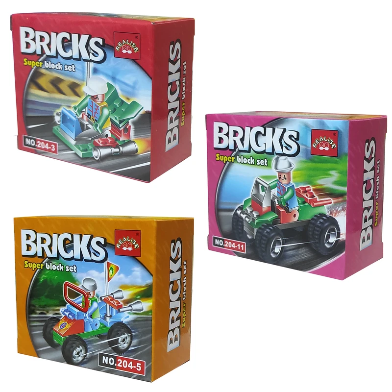 ساختنی مدل Bricks مجموعه 3 عددی