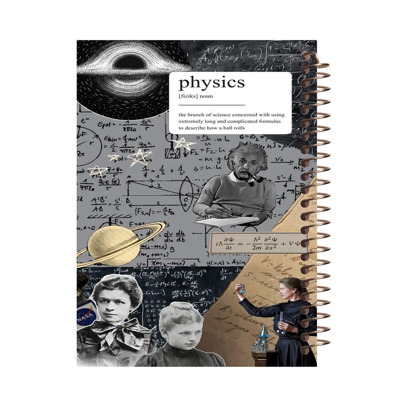 دفتر مشق 100 برگ طرح فیزیک کد H468