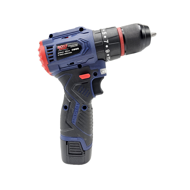 دریل پیچ گوشتی چکشی باس مدل براشلس کد 2