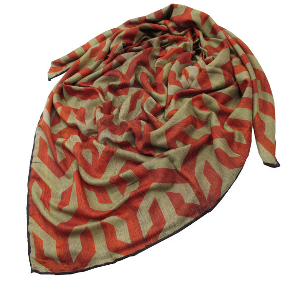 روسری زنانه مدل نخ ابریشم دست دوز شیما