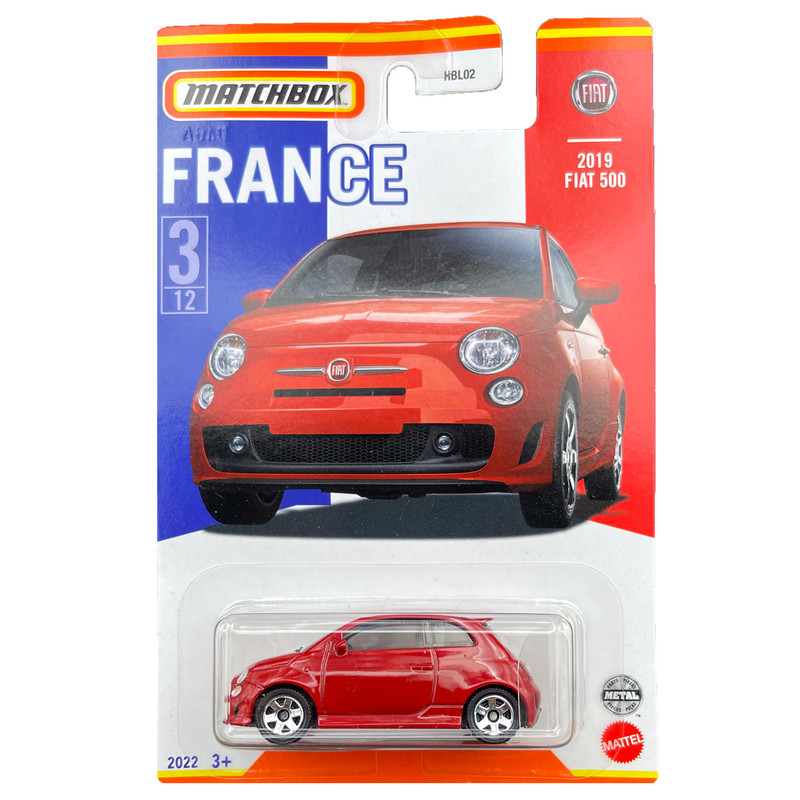 ماکت ماشین مچ باکس مدل 2019 FIAT 500