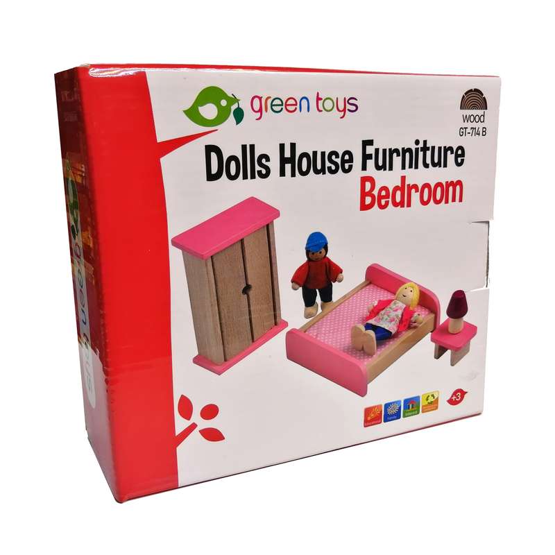 ست اسباب بازی لوازم خانه گرین تویز مدل اتاق خواب کد GT-714B