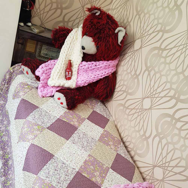 شال مبل و تخت مدل چانکی ابعاد 230x40 سانتی متر