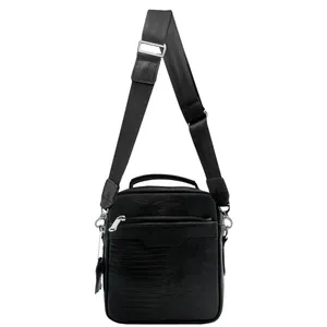 کیف رودوشی مردانه مدل چرم طبیعی کد MRS128L