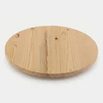 سینی سرو گردان چوبی دایره‌ای 36×36×4 سانتی‌متر، وزن 895 گرم، یک طبقه، مناسب سرو کیک و پیتزا، همراه جعبه، کد 6353460467