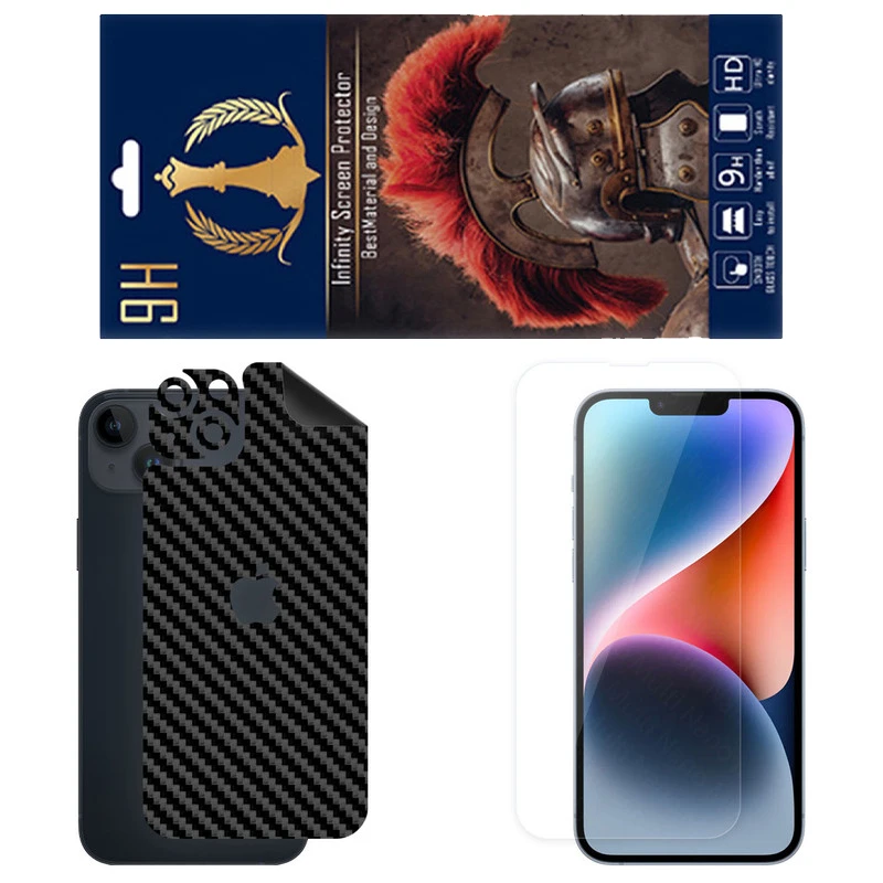 برچسب پوششی اینفینیتی مدل FC مناسب برای گوشی موبایل اپل iPhone 14 Plus به همراه محافظ صفحه نمایش