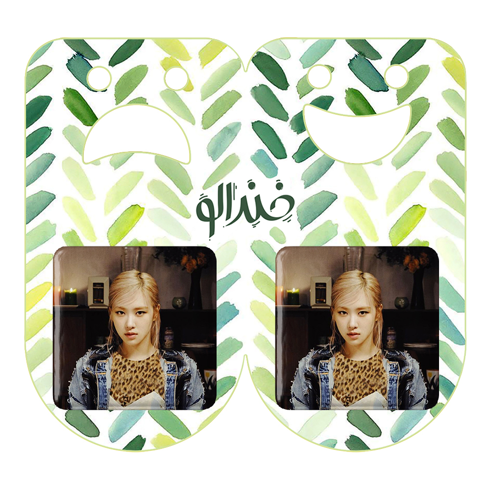 پیکسل خندالو مدل رزی بلک پینک کد 14381 به همراه مگنت