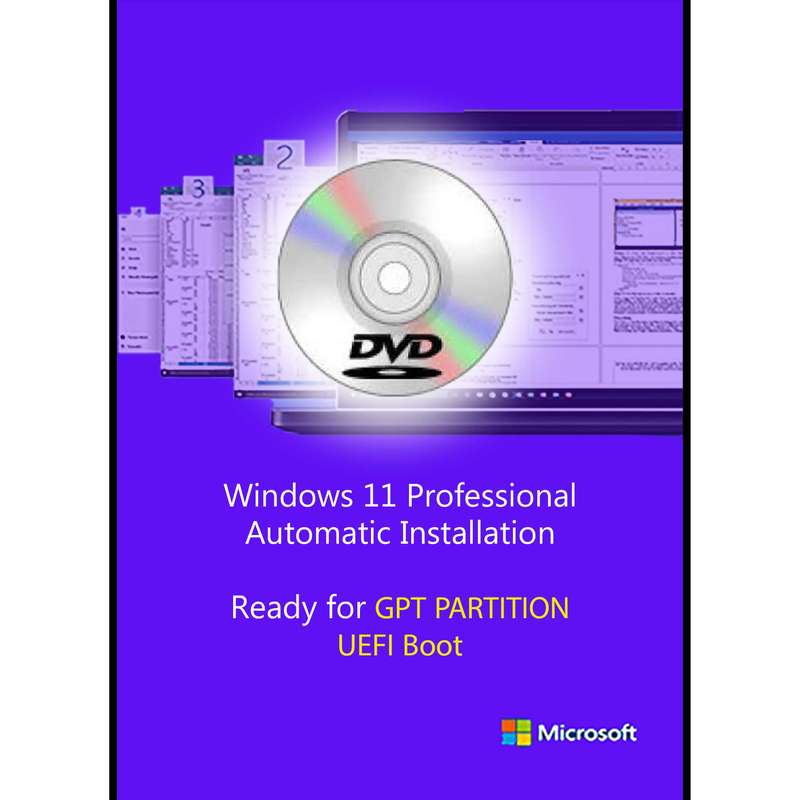 سیستم عامل Windows 11 Pro UEFI نشر مایکروسافت