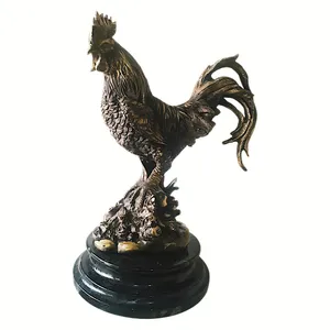 مجسمه برنجی مدل خروس کد H-1314