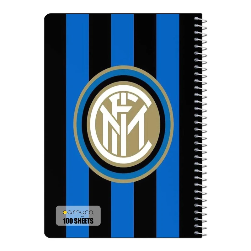 دفتر مشق 100 برگ سیمی کارنیکا طرح اینتر میلان Inter Milan کد 17812
