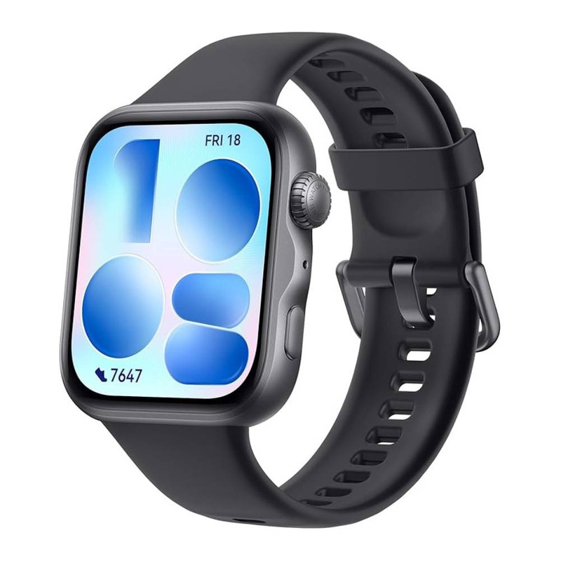 خرید و مشخصات ساعت هوشمند 43 میلی متری هوآوی مدل Watch FIT 5 با بند لاستیکی