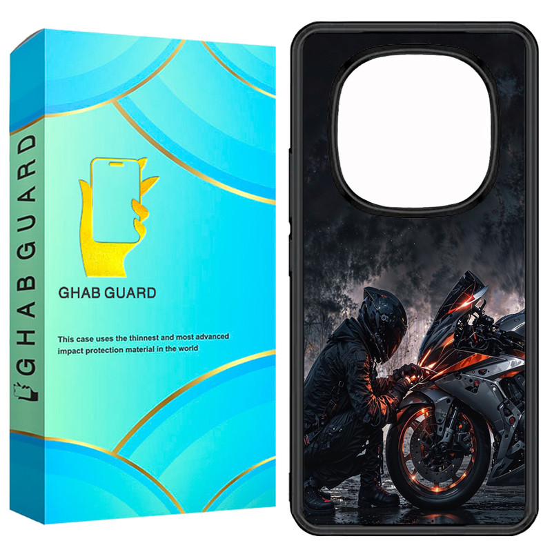 کاور قاب گارد طرح موتور سوار مدل GN14P مناسب برای گوشی موبایل شیائومی Redmi Note 14 Pro 5G / Note 14 Pro Plus 5G