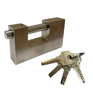 قفل کتابی گلدن لوتوس مدل سیکوریتی سایز 100 میلی متر