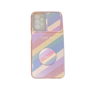 کاور مدل SCN کد 15454 مناسب برای گوشی موبایل سامسونگ galaxy  A13 4G/A32 5G به همراه پاپ سوکت