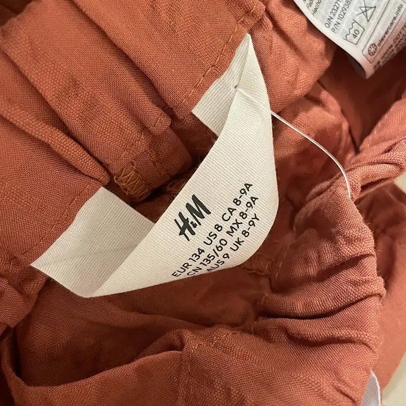 ست بلوز و شلوارک دخترانه اچ اند ام مدل 1029385002