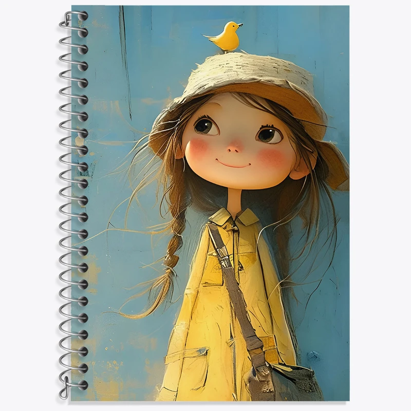 دفتر نت موسیقی 50 برگ خندالو طرح دخترانه کد N4376