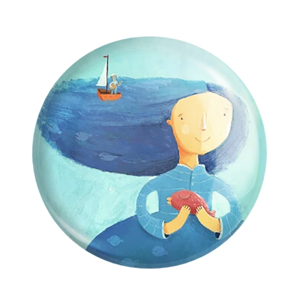 پیکسل خندالو طرح قایق و دریا کد 5979