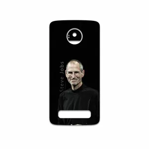 MAHOOT Steve Jobs Cover Sticker for Motorola Moto Z Play