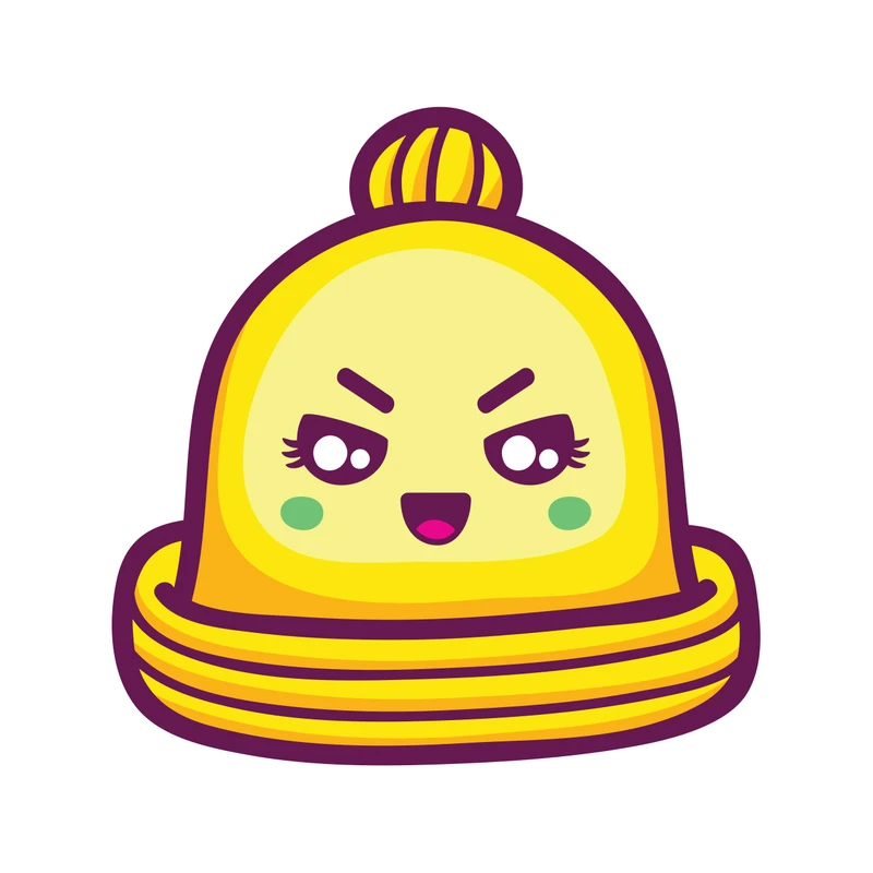 استیکر لپ تاپ طرح کلاه کد 1219