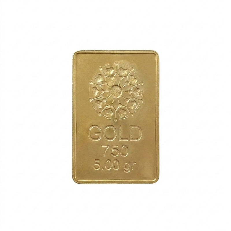 شمش طلا 18 عیار زربد مدل 10 18K - 2