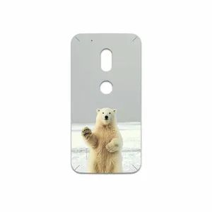 MAHOOT Polar bear Cover Sticker for Motorola Moto G4 Play