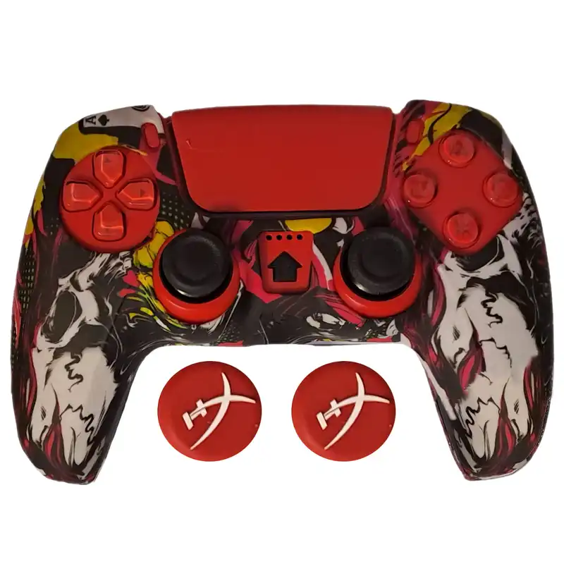 محافظ دسته بازی پلی استیشن 5 مدل  Skull PS5194 به همراه روکش آنالوگ