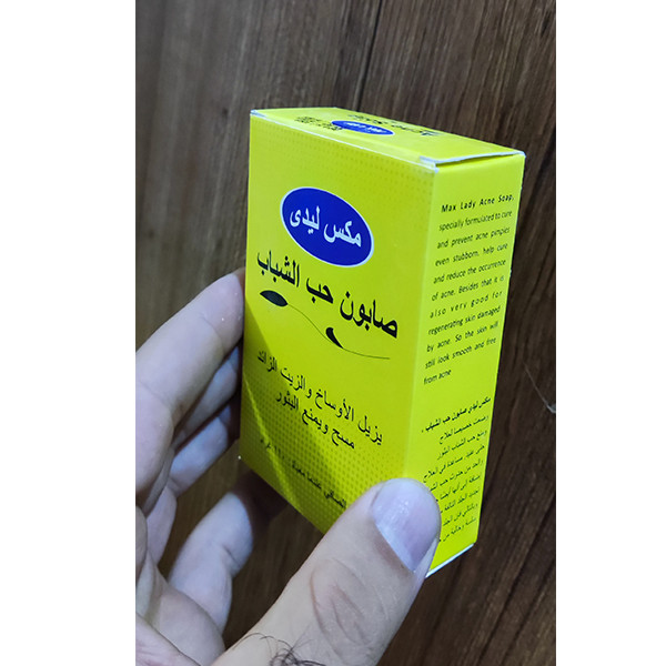 صابون شستشو مکس لیدی مدل Acne وزن 110 گرم صابون شستشو مکس لیدی مدل Acne وزن 110 گرم