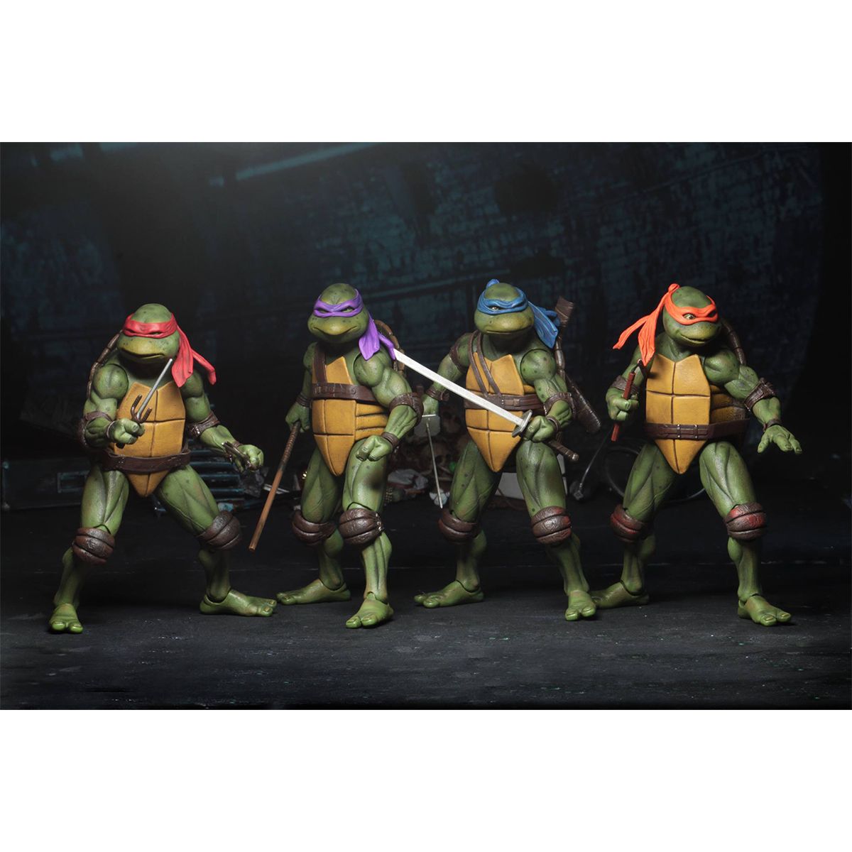 اکشن فیگور نکا مدل لاکپشت های نینجا طرح Turtle Ninja مجموعه 4 عددی -  - 12