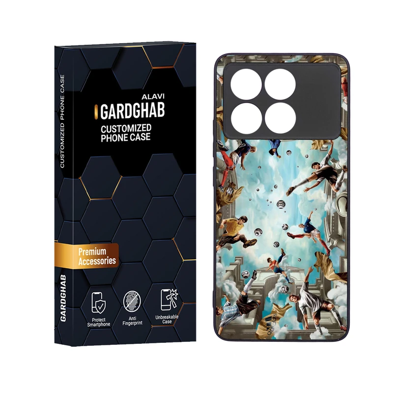 کاور گارد قاب علوی مدل دور ژله ای مناسب برای گوشی موبایل شیائومی Poco X6 Pro