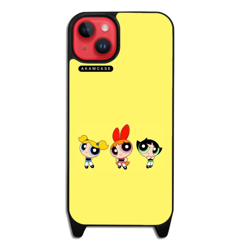 کاور آکام مدل AMCWLA14PLUS-POWERPUFF GIRLS3 مناسب برای گوشی موبایل اپل iPhone 14 Plus