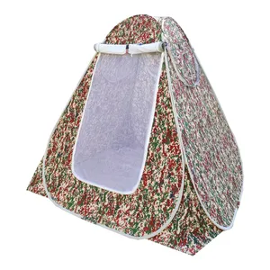 چادر مسافرتی 4 نفره طرح چریکی مدل ch10 کف ضخیم