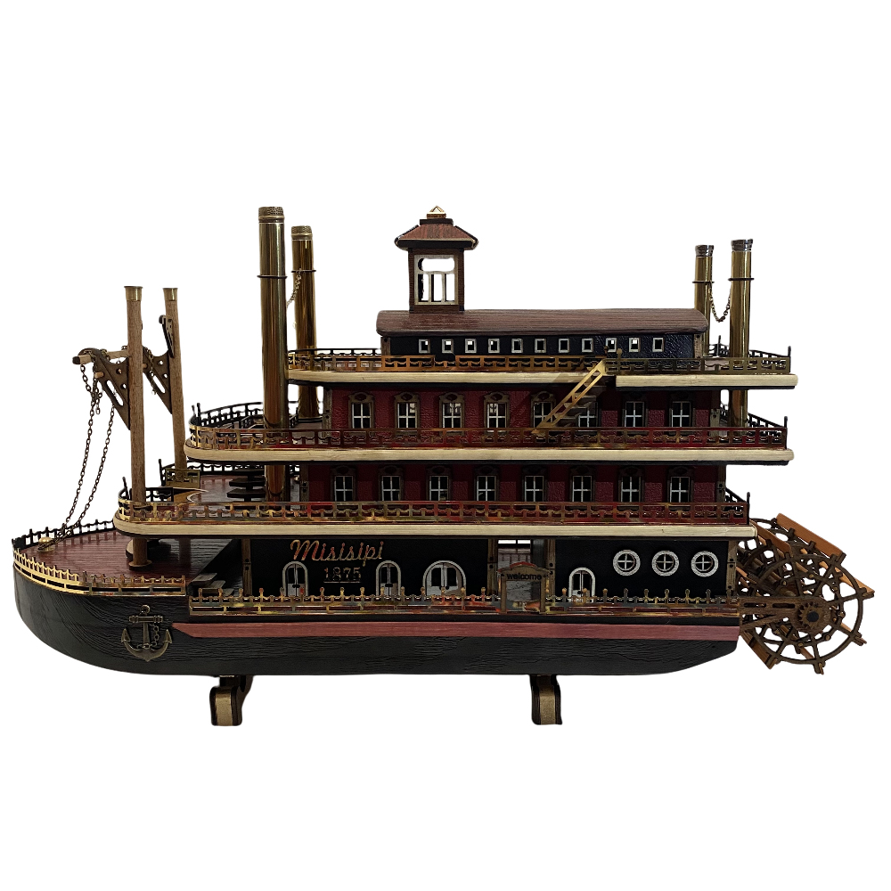 چراغ خواب مدل کشتی بخار می سی سی پی سال 1875 کد 02