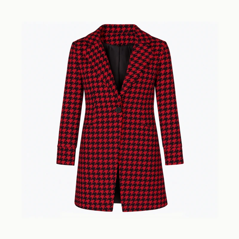 پالتو زنانه مدل Houndstooth