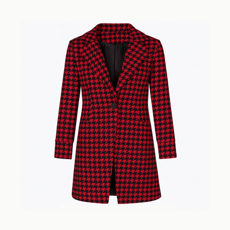 پالتو زنانه مدل Houndstooth