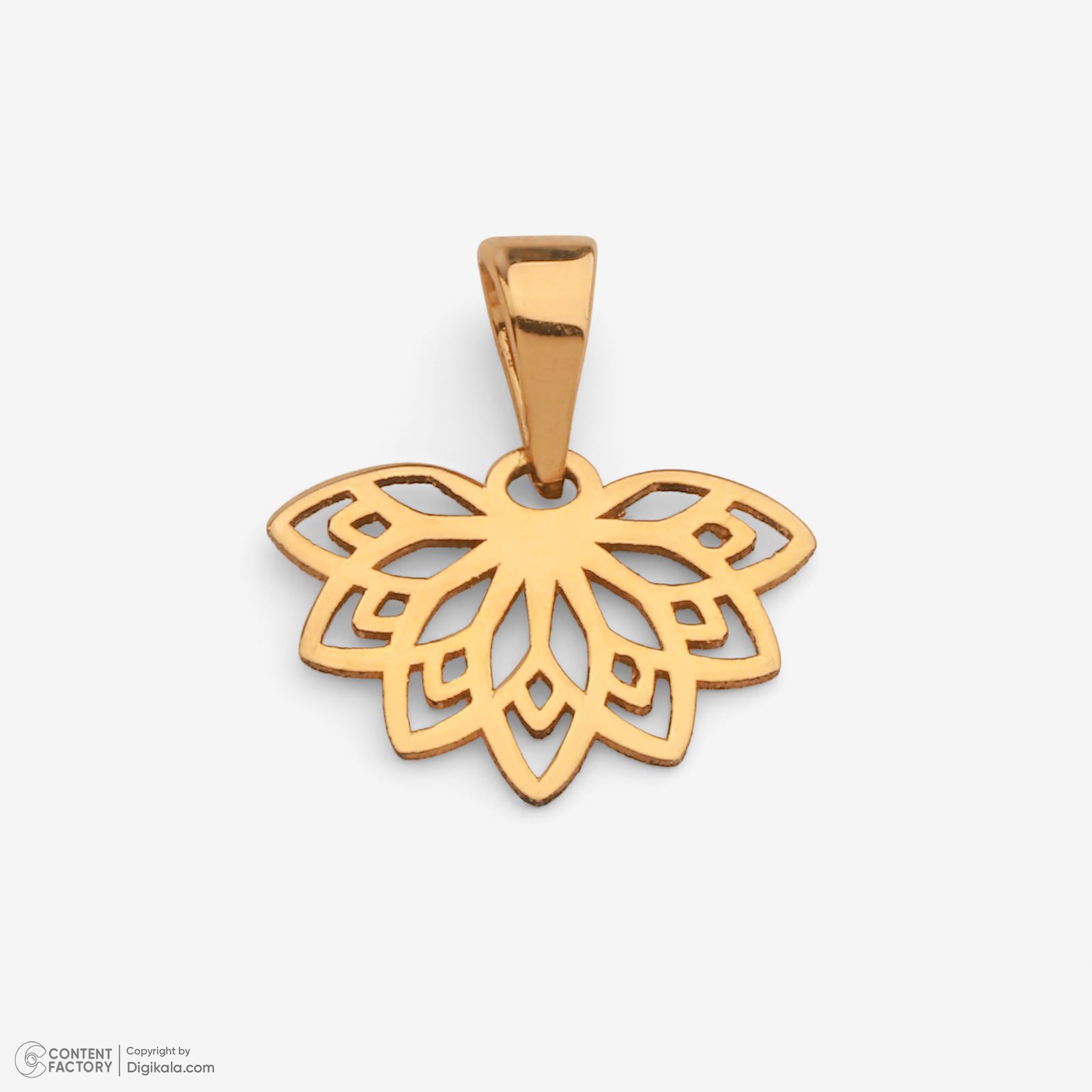 نیم ست طلا 18 عیار زنانه سایا گلد مدل لوتوس ns9 -  - 5