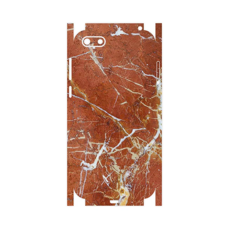 برچسب پوششی ماهوت مدل Red Marble-FullSkin مناسب برای گوشی موبایل هوآوی Y5 Lite