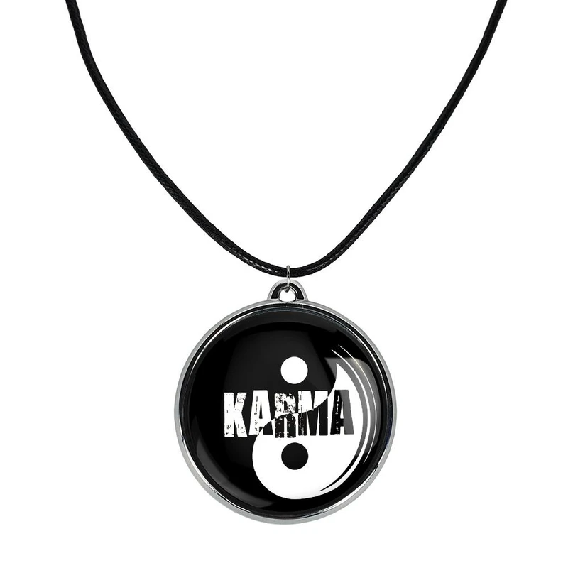 گردنبند خندالو مدل یین و یانگ کد 2768327684