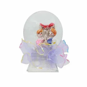 گوی موزیکال مدل چراغ دار طرح من و تو کد 4