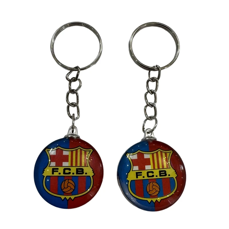 جاکلیدی مدل فوتبالی تیم بارسلونا کد bar211 بسته 2 عددی