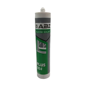 چسب درزگیر سیلیکونی ای بی زد مدل Plus 964 brown حجم 300 میلی لیتر