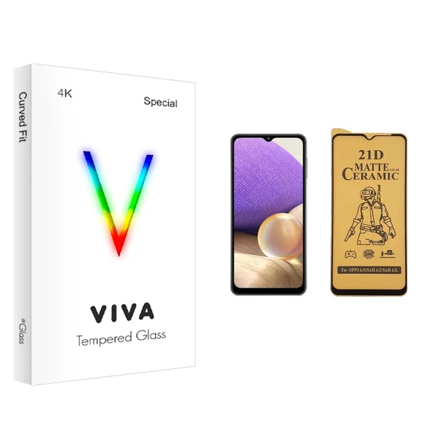 محافظ صفحه نمایش سرامیکی ویوا مدل 4K مناسب برای گوشی موبایل سامسونگ Galaxy A32