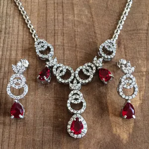 نیم ست نقره زنانه  کد 2052