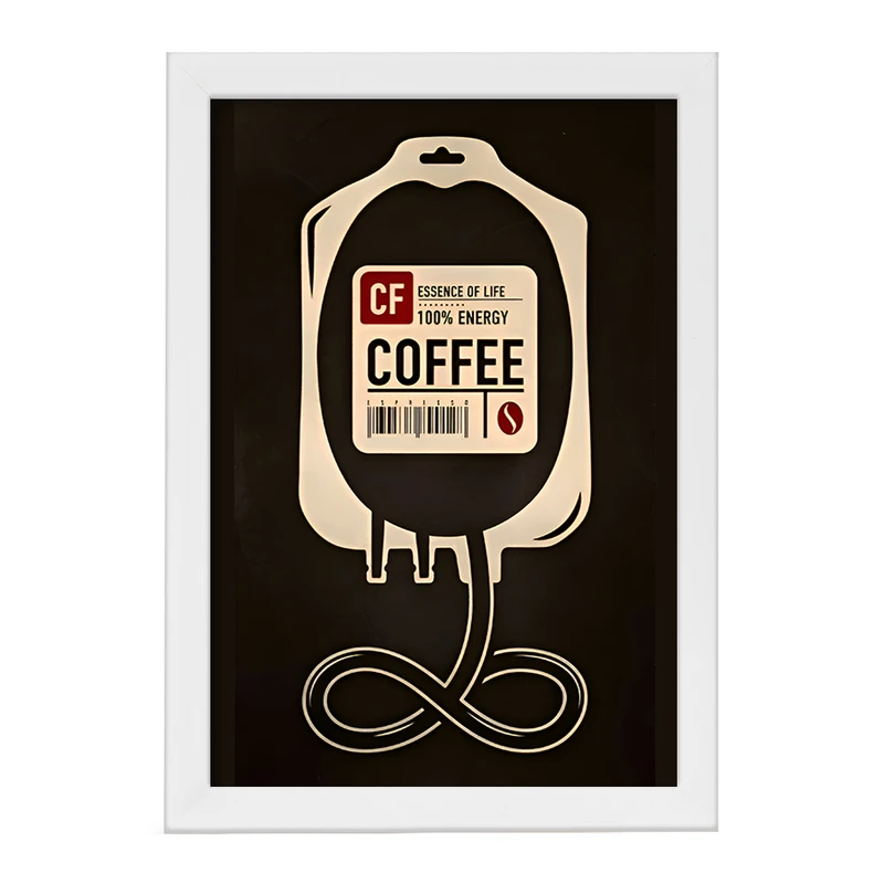 تابلو خندالو مدل قهوه کد F10393